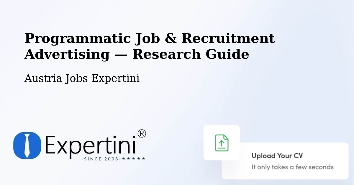 Programmatic Job & Recruitment Advertising — Research Guide – Egg