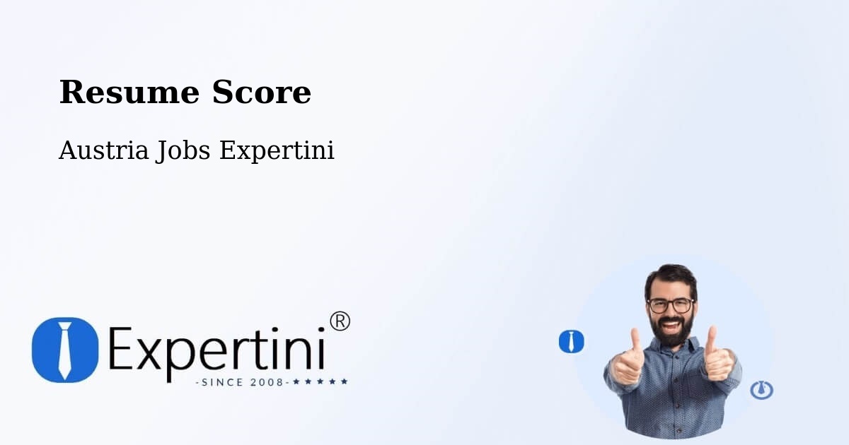 Resume Score & Job Description Match Tool – Egg - Austria Jobs Expertini